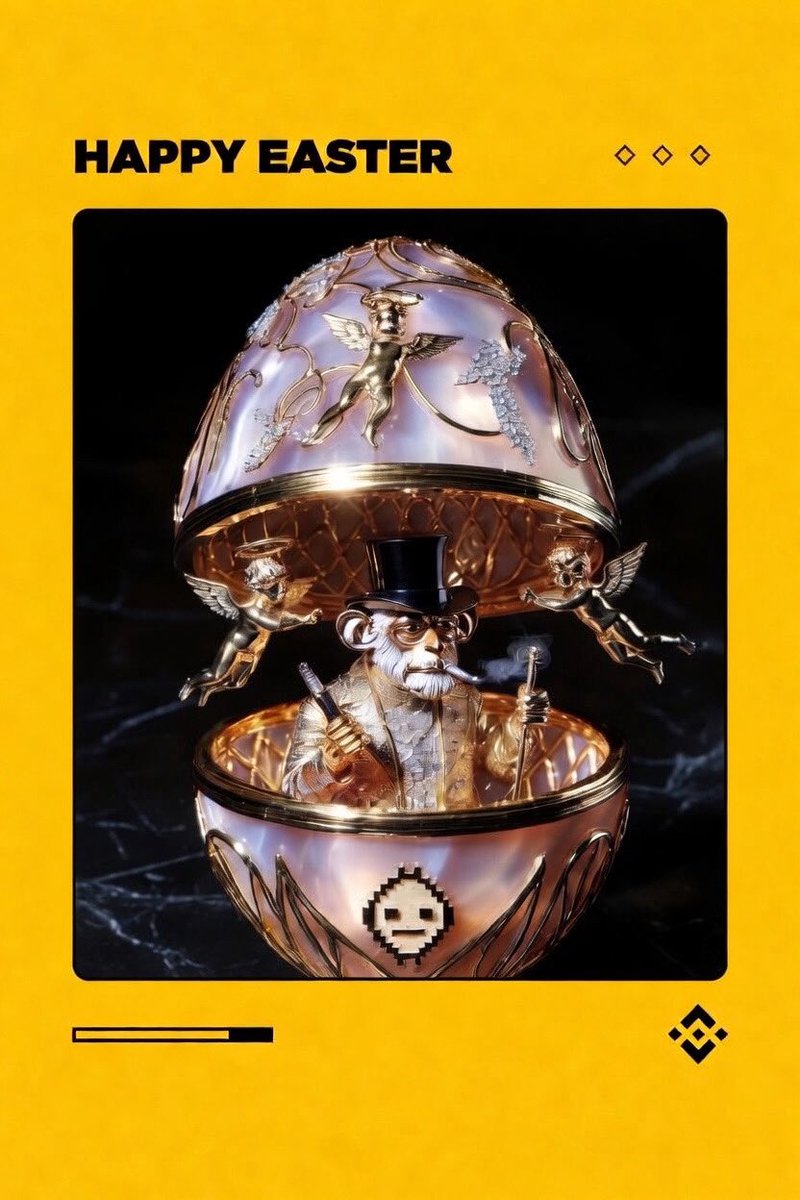 Crypto_Queen131's tweet photo. 🥚✨ My luxury Easter egg design for #BinanceEaster!

This premium crypto Fabergé egg opens to reveal a true blockchain baron, his guardian angels, and a legendary pixel smiley 😎

Happy Easter to the entire Binance community!  

Who votes for this one to make the Top 10? 🔥

@binance

#BinanceEaster #HappyEaster #CryptoQueen