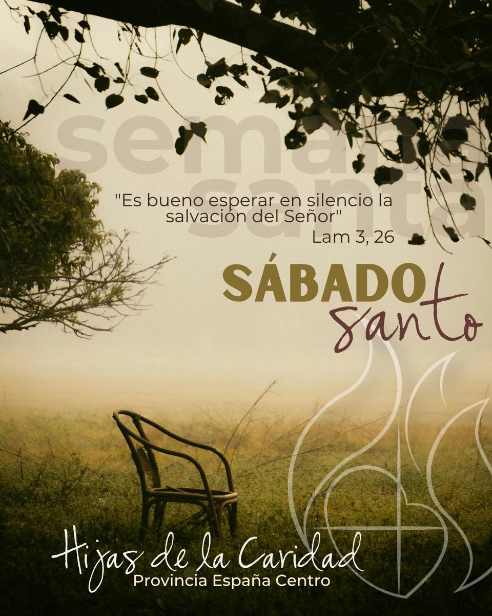 🪔 #SábadoSanto

El día del gran silencio.
No hay milagros, no hay respuestas. 
Sólo queda esperar 🕰

#María, en la noche más oscura de su vida, sostiene la fe y guarda encendida la #esperanza 🤍

🙏🏼 Incluso en el silencio, Dios está actuando.

#SemanaSanta2026