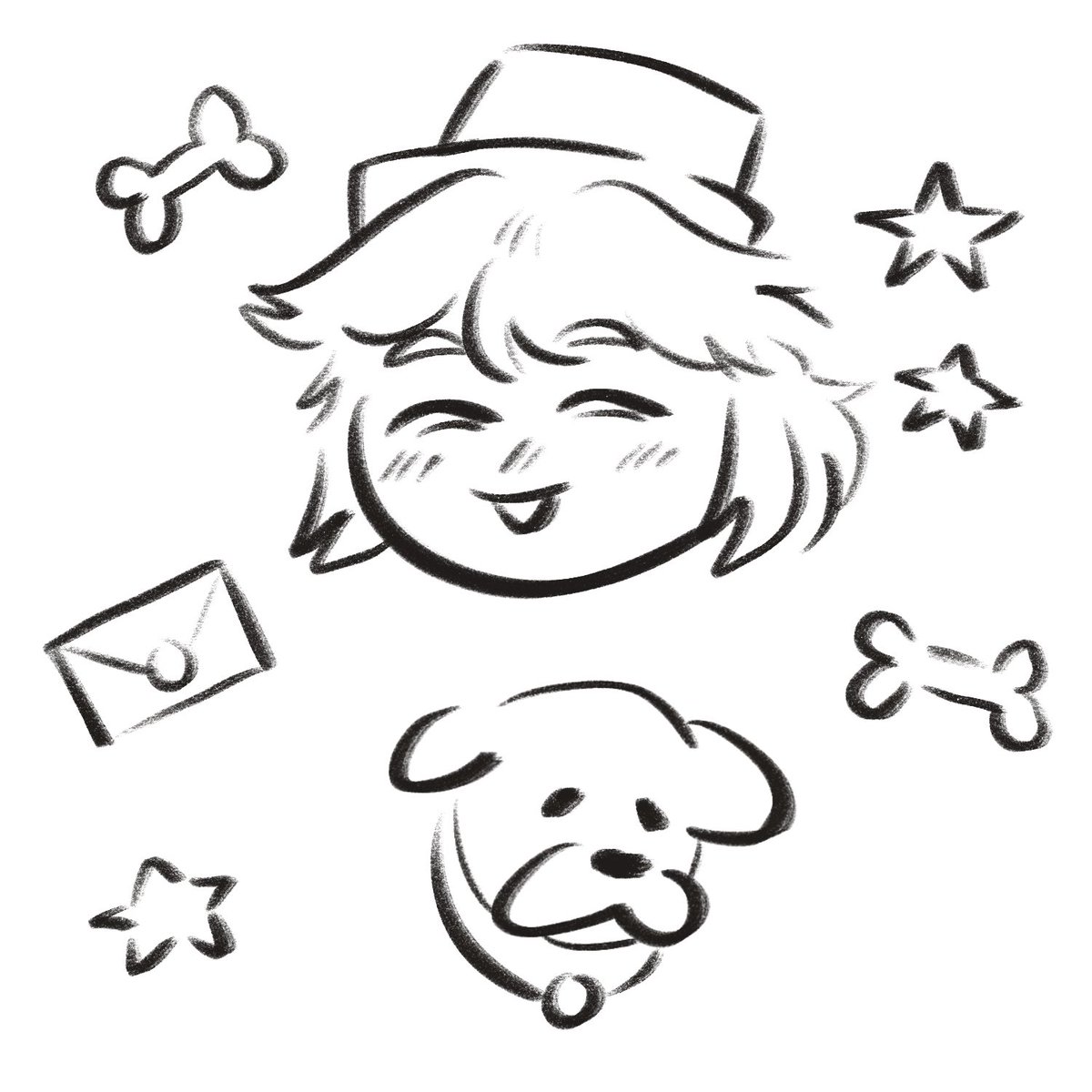sakelofves's tweet photo. Victor portrait for practise
I wasn’t going to show this but i need examples of my art so here it is 📮

And the second picture is a bonus 🦴

#idvfanart #postmanidv https://t.co/nMbJ7w9vqK