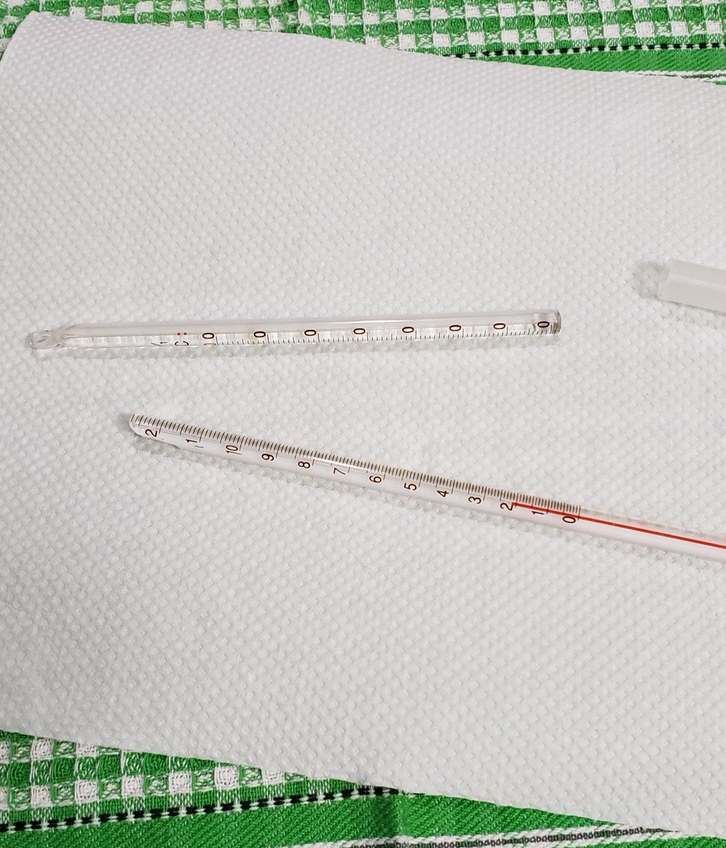 そういえばこれはギモーヴ作るのに使うために出したらばっきり折れてた温度計🌡️(撮らんでええ)