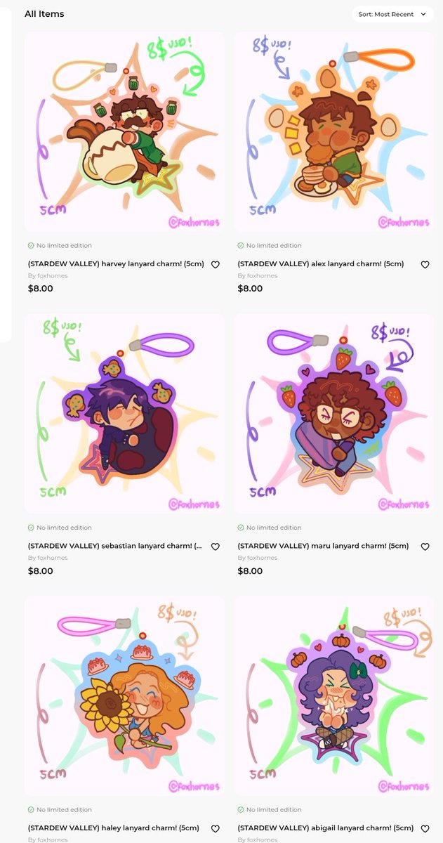 RORY 🍎 sdv charms out now! tweet media