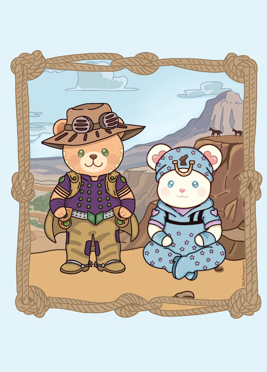 CuteStrawberris's tweet photo. Inspirado en el anterior que hice de tgcf hehe
#jjba #sbr #gyjo #jojos https://t.co/e5clIUU6r3