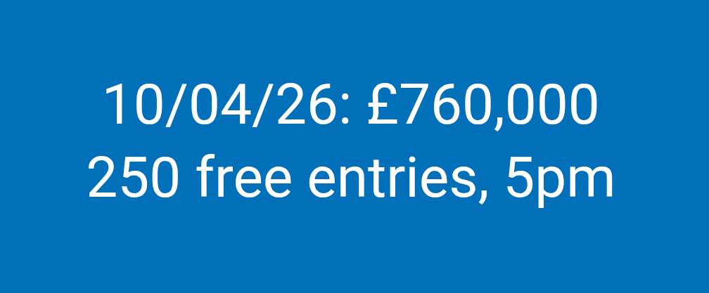 CashRegAmount's tweet photo. £760,000 next week.  250 free entries. 

https://t.co/BovrCcssYy https://t.co/JjGBmyJITM