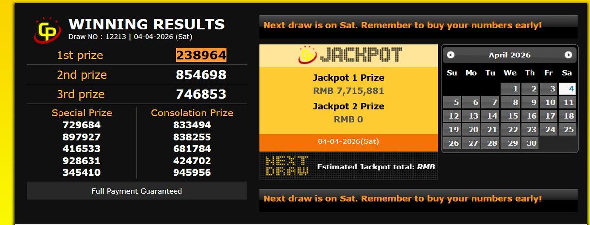 BrotgOne's tweet photo. Hasil untuk Pasaran CH1N4 hari ini adalah :
Nomor : 23 8964
Shio : Kelinci
Selamat untuk pemenang...!!!

Acuan Situs Resmi : www[.]chinapools[.]asia (Akses dengan VPN)

#Brotogel #HasilResult #InformasiPublik https://t.co/q5gPYrinex