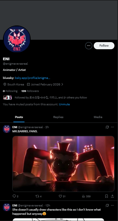 waddldeeJR's tweet photo. I have a feeling it's not ENI
I think she won't go back to this hell Twitter. #Enigmavers https://t.co/TGM8tuY2Of