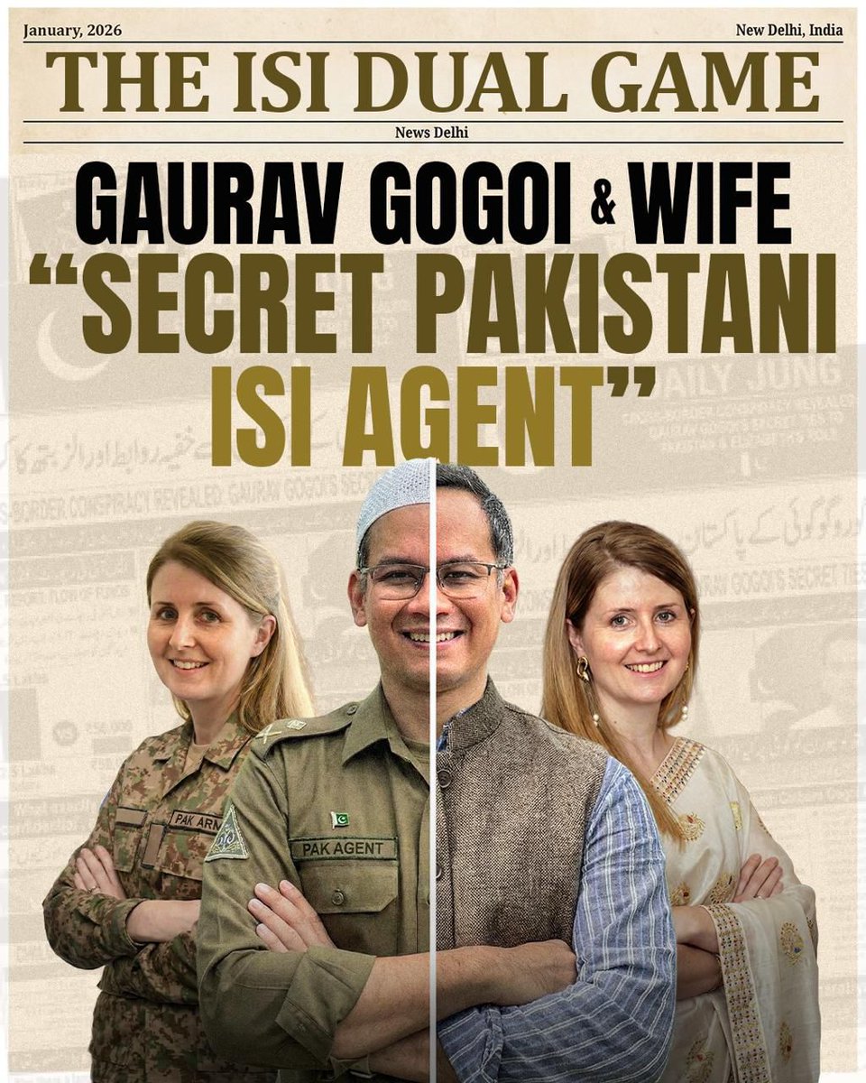 ktchandra2's tweet image. Gaurav Gogoi's wife's travels to Pakistan need scrutiny .
Why the frequent trips? 🇵🇰🇮🇳
#PakWithGauravGogoi #TransparencyMatters