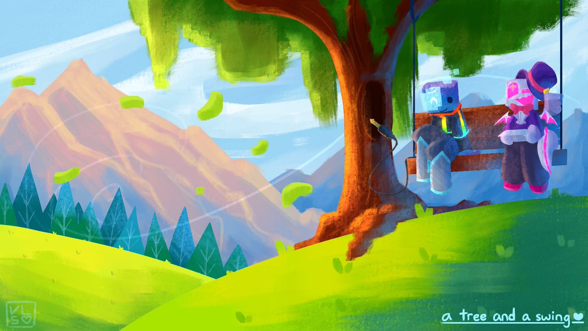 VanillaLilyGD's tweet photo. a tree and a swing #GeometryDash https://t.co/2lBTci31pS