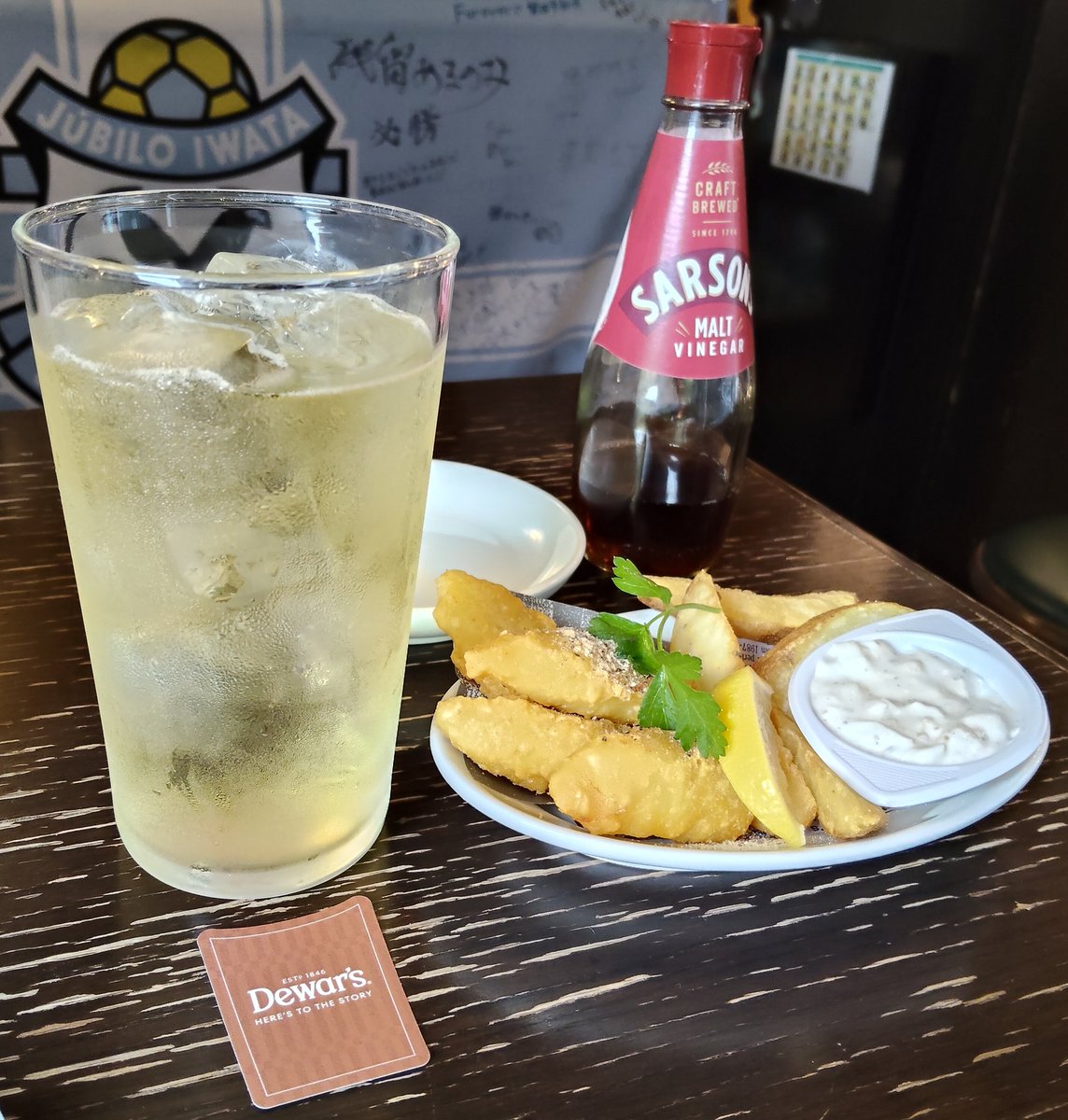 hyohyo_simple's tweet image. 生涯初のHUBで、生涯初のフィッシュアンドチップス
想像の10倍居心地良し！
#HUB #フィッシュアンドチップス