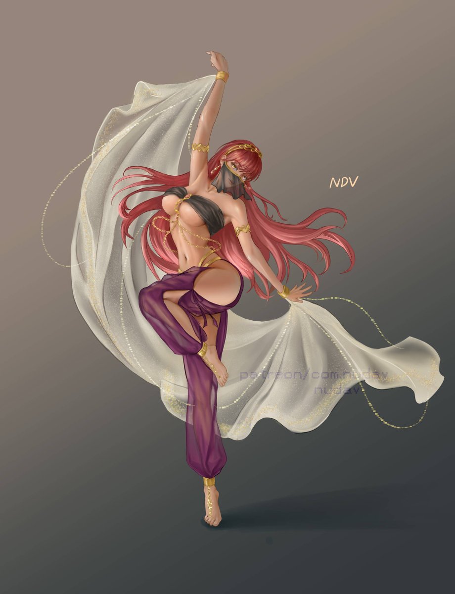 nudav_'s tweet photo. [NIKKE] Volume - Belly Dance Special Edition

Music, style, and now... this dance. I own every stage I stand on. Take a good look, 'cause this Queen doesn't perform twice

#NIKKE #GoddessOfVictoryNikke #Volume #BellyDance #Fanart #CharacterDesign https://t.co/beVCcqCiPG