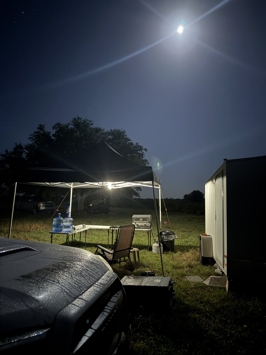 Good morning from hunting camp Week Three. Go outside. Touch grass. Go camping. 

You do not need much to be happy. Buy Bitcoin. Enjoy nature.