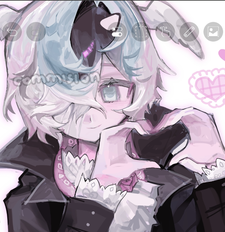 commision for <a href="/cutesatomi_chan/">satomi</a> 
#eggchanfanart #unstableuniverse