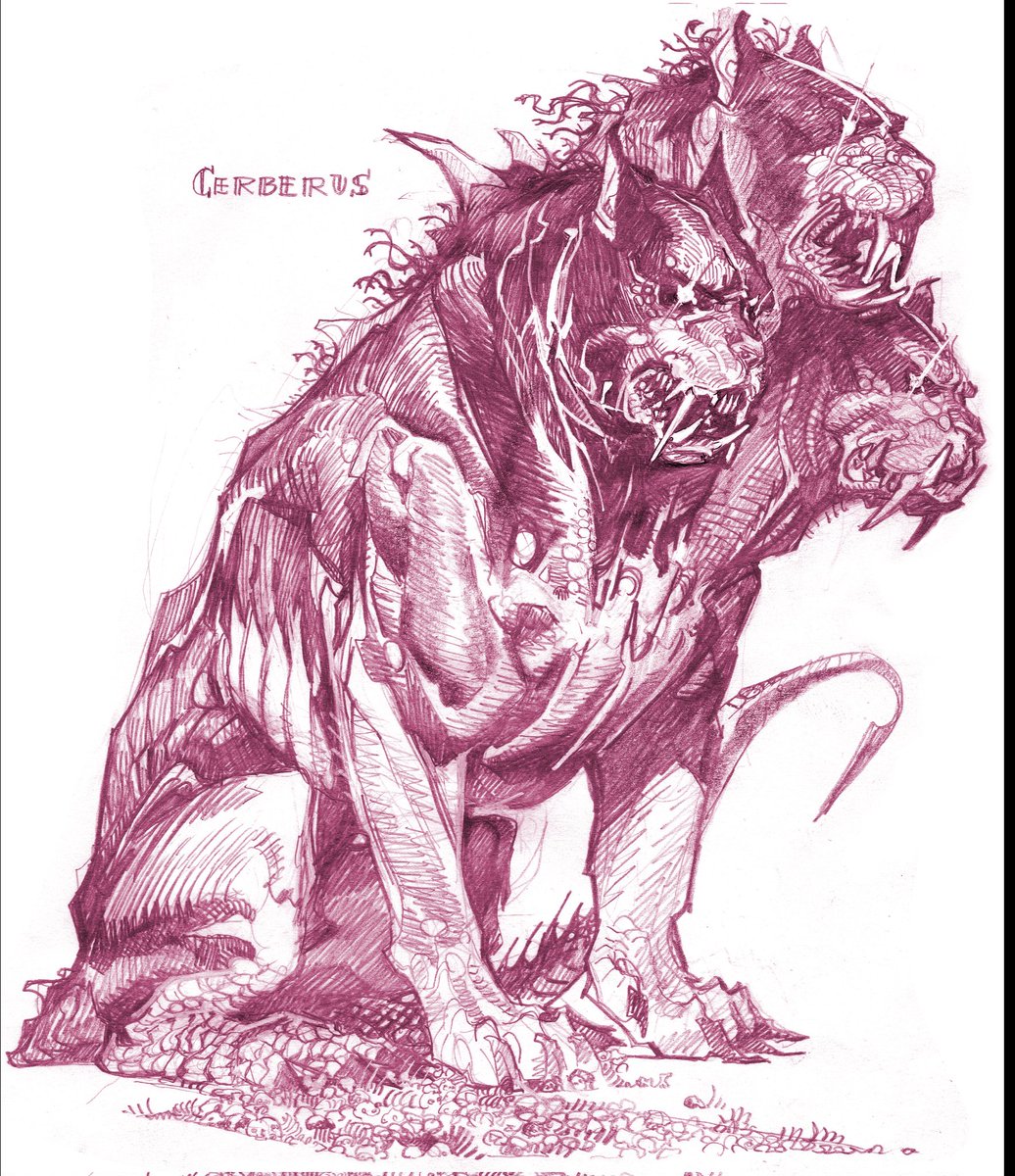 MicheleRubini2's tweet image. Cerberus. Guardian of Underworld Gates.

#greece  #hell #underworld #dog