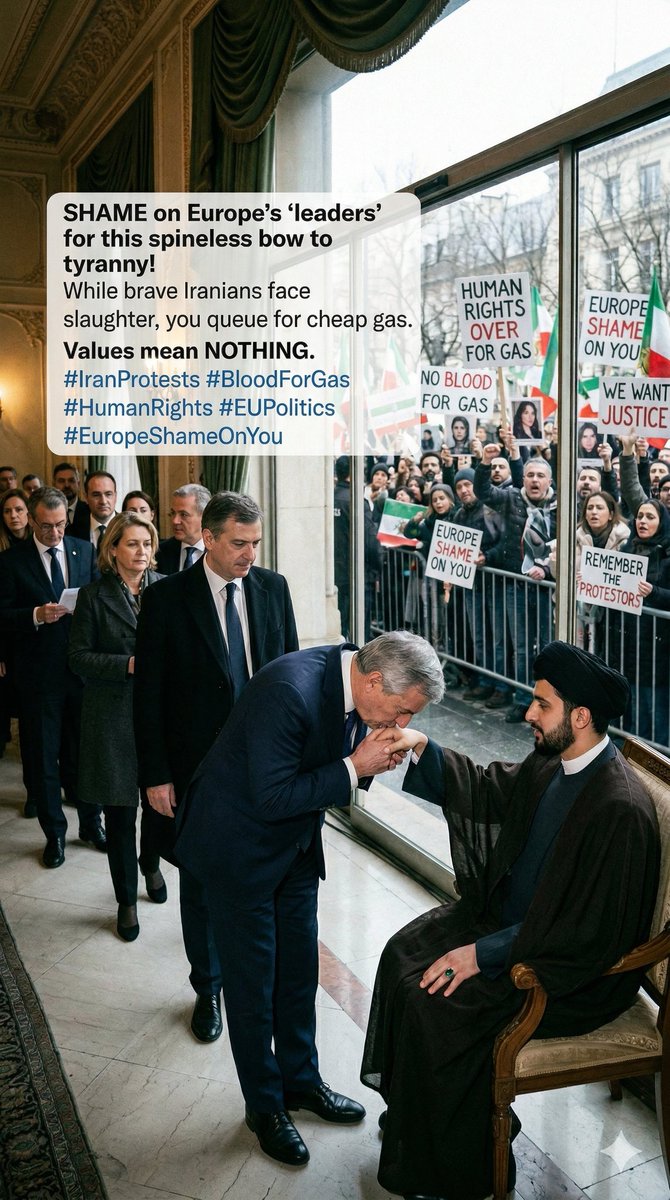 MaxIranian's tweet photo. @Microinteracti1 He kissed the new Ayatollah's ring. https://t.co/RWBp80TywT