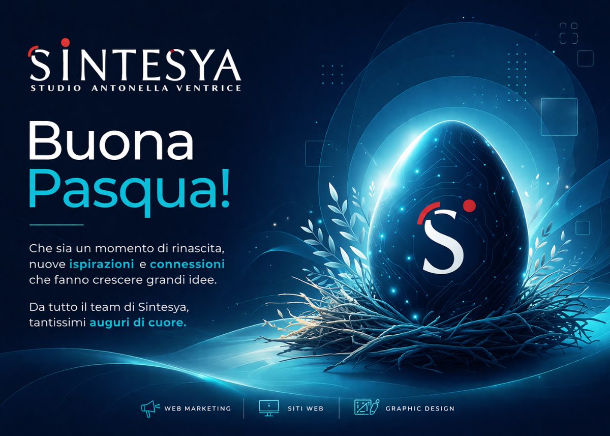 antovent's tweet photo. #sintesya #sintesyawebagency #sintesyagraphicdesign #sintesyaweb #easter #pasqua #pasqua2026 #easter2026 #eastertime #easteriscoming #auguri #wishes #holidays #celebrations #buonapasqua #happyeaster #followme
---
🌐 https://t.co/Y8qIBhCwwA https://t.co/gQj62kg0z1