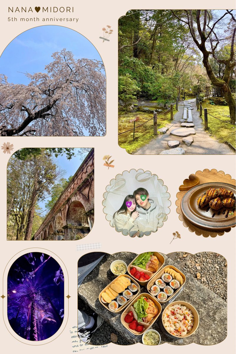nxnx_707's tweet photo. 京都お花見ピクニック〰︎︎💚💜.⋆

いなり寿司になれなかった酢飯も
大量に作ったブロッコリ���のポテサラも
全部美味しく食べてくれてありがとう💋

南禅寺周辺、六角堂、京都府立植物園
色んな場所でお花見できて幸せやった🌸🍃

てか今月でもう半年って時間経つの速すぎ💞 https://t.co/wt6OzVTk8G