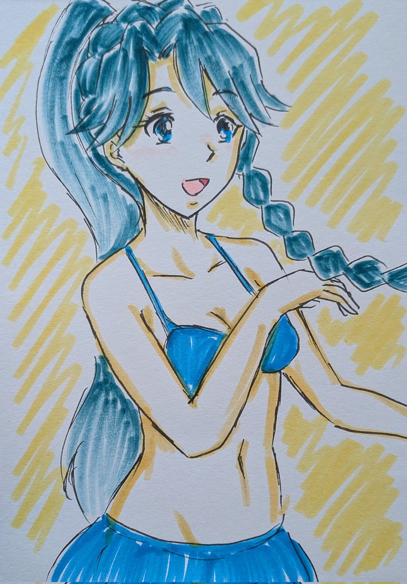 「#ゴープリ10周年なので海藤みなみさん3733枚描いてお祝い (1578.157」|沖庵のイラスト