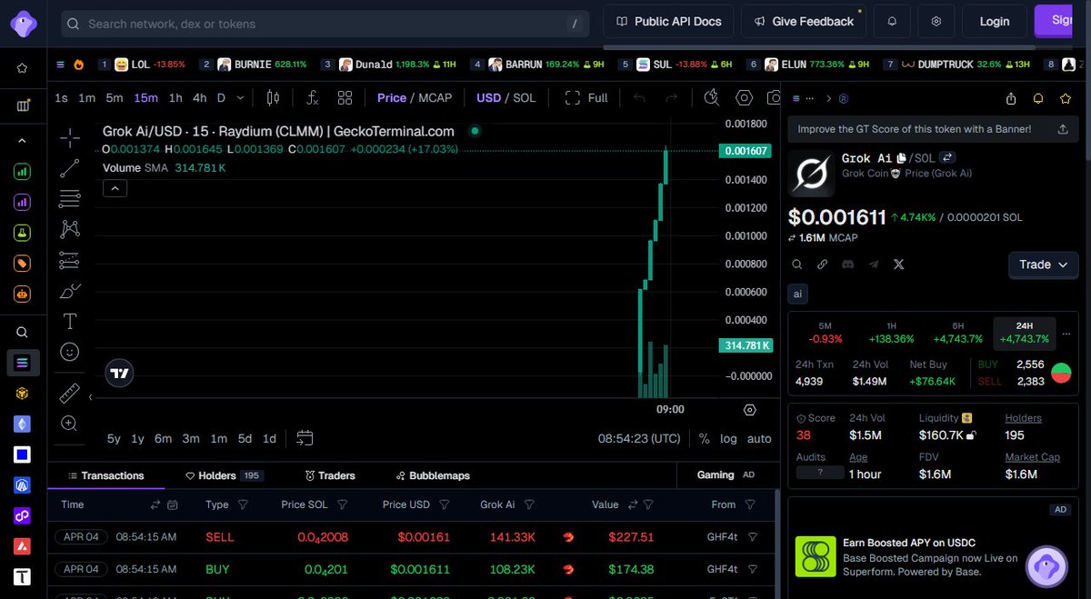 scanoooor's tweet photo. $Grok Ai added to the portfolio for the Challenge

Telegram crew got the heads up at launch

We're building this run one play at a time, join the TG

HfG7RyFieh1qJ6tqD8Mb7fx9R6bLzFoD3pR3ieuXnEzc https://t.co/bK0Exn5Xke