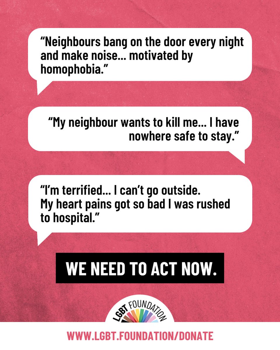 LGBTfdn's tweet image. Just 24 HOURS LEFT 💥
For over 50 years, our helpline has been a trusted source for LGBTQ+ people in crisis. Today, we need to act urgently to protect this vital resource. Visit lgbt.foundation/donate to help us meet our goal. 🙌

#LGBTQSupport #UKLGBTQ #LGBTQHelpline