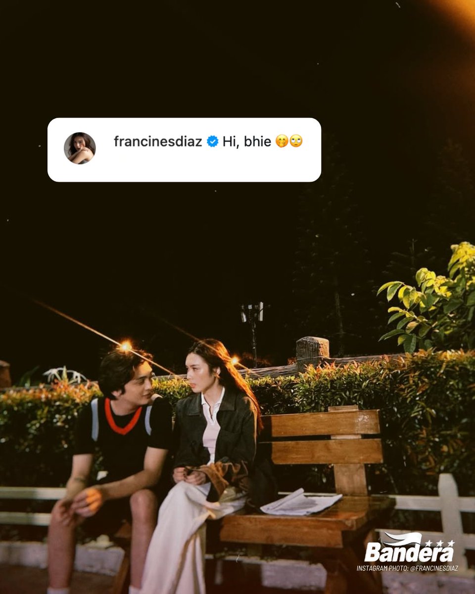 banderaphl's tweet photo. STAY STRONG PA RIN ANG FRANSETH! 😍

Nag-post si Francine Diaz ng cute pictures nila ni Seth Fedelin sa Instagram. “Hi, bhie 🤭🙄,” sey niya sa kanyang caption. | 📸: Instagram/Diaz 

RELATED CHIKA: https://t.co/n92O5HYZkp https://t.co/GqMa8JpxGX