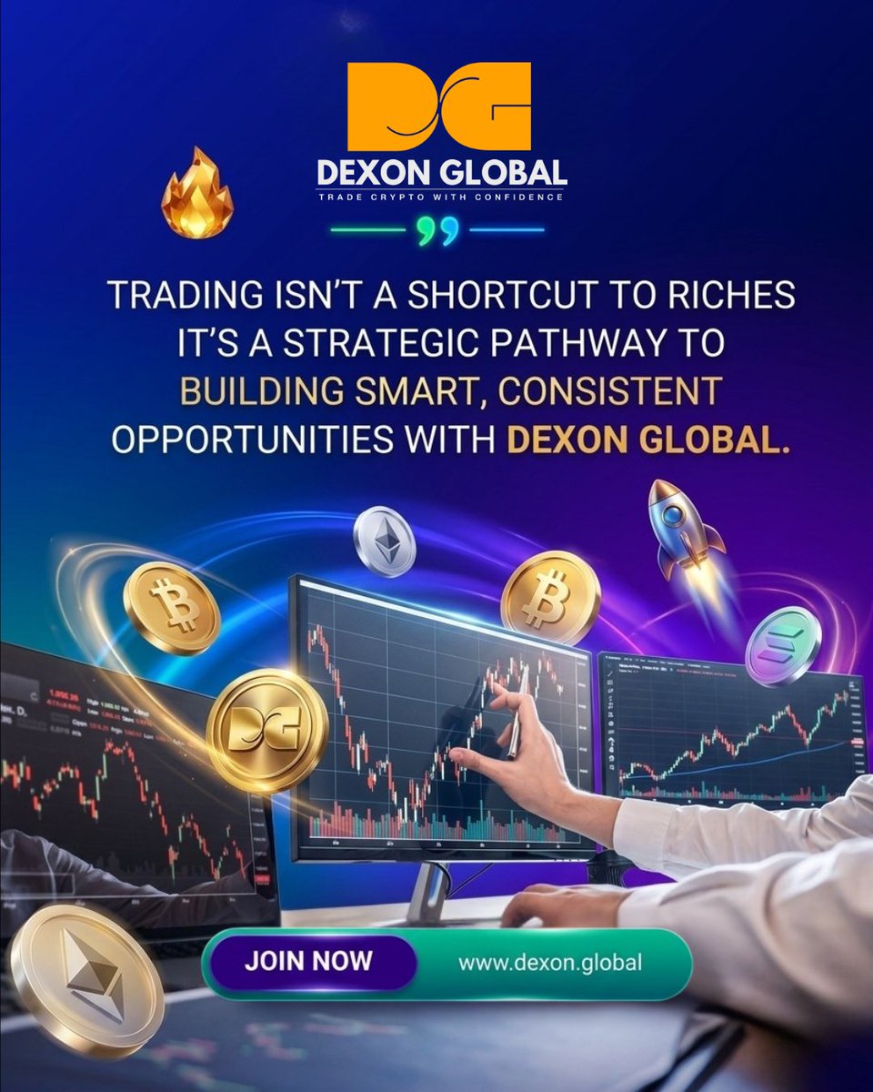 DexonGlobal's tweet photo. Trading isn’t a shortcut to riches ❌
It’s a strategic pathway to consistent growth 📈

💡 Trade smarter with Dexon Global
⚡ Automated trades | Better decisions | Real results

👉 https://t.co/V0eQ20rFqI

#Crypto #Trading #PassiveIncome #InvestSmart 🚀 https://t.co/X0sogBcORx
