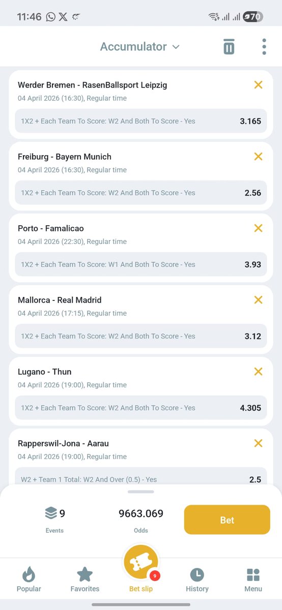 Herewe_go1's tweet photo. 2ND BET OF THE DAY 

9190 ODDS 

HERE WE GO 

BOOKING CODE:KTAFU

REGISTRATION LINK:https://t.co/hxIySXc1fU https://t.co/nFBQp2LMkO