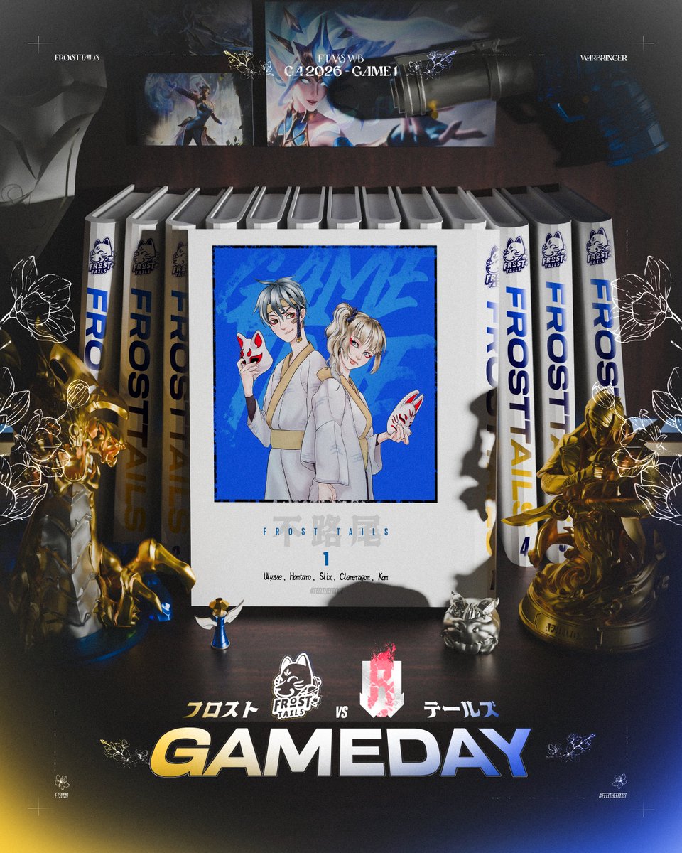 FrostTails's tweet photo. 🏆 @OpenTourFrance
Il fait froid, non ?
Premier match de ce week-end de tryhard pour nos joueurs 🌀
⚔️ Frost Tails VS Warbringer
#WriteYourTale #FTWIN #GA2026 https://t.co/TfXjzT8l56