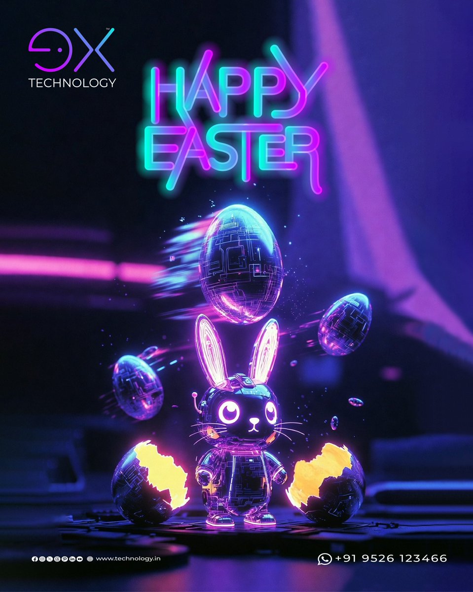 extechnology123's tweet photo. Warm Easter Wishes! Let’s build something amazing together

#extechnology
#happyeaster
#webdesigncompany
#webdevelopment
#coding
#exmedia
#exbot

#exedu https://t.co/vWbKWcJfUn