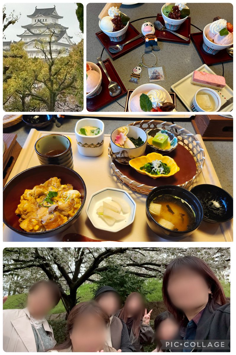 tomochanpu017's tweet image. 今日は姫路のファン友さん達と姫路城でお花見ランチをするつもりだったのに、あいにくの雨😢
予定変更でお店でランチ🍴
#Novelbright の話で笑顔の花🌸が咲きました🍴
楽しかったぁ💕

" いつかきっと幸せを形に残せるように
目を閉じて考えてみるんだ
I want your smile "
#Caravan の歌詞を添えて…