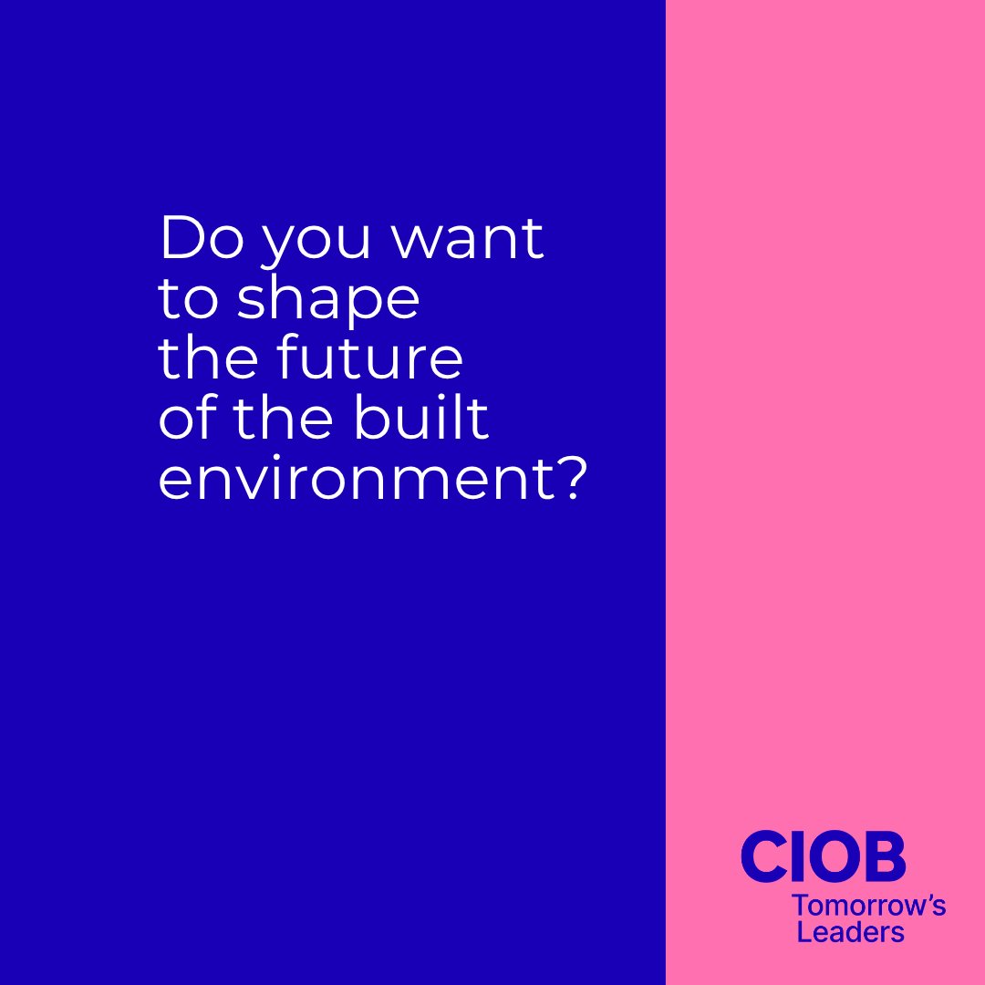 theCIOB's tweet image. Our Tomorrow’s Leaders are shaping the future of the built environment. Find out more at ciob.org/tomorrows-lead…

#ciob #construction #building #architecture #surveying #loveconstruction #constructionstudents #students #constructiongrad #constructioncareers #constructioncareer