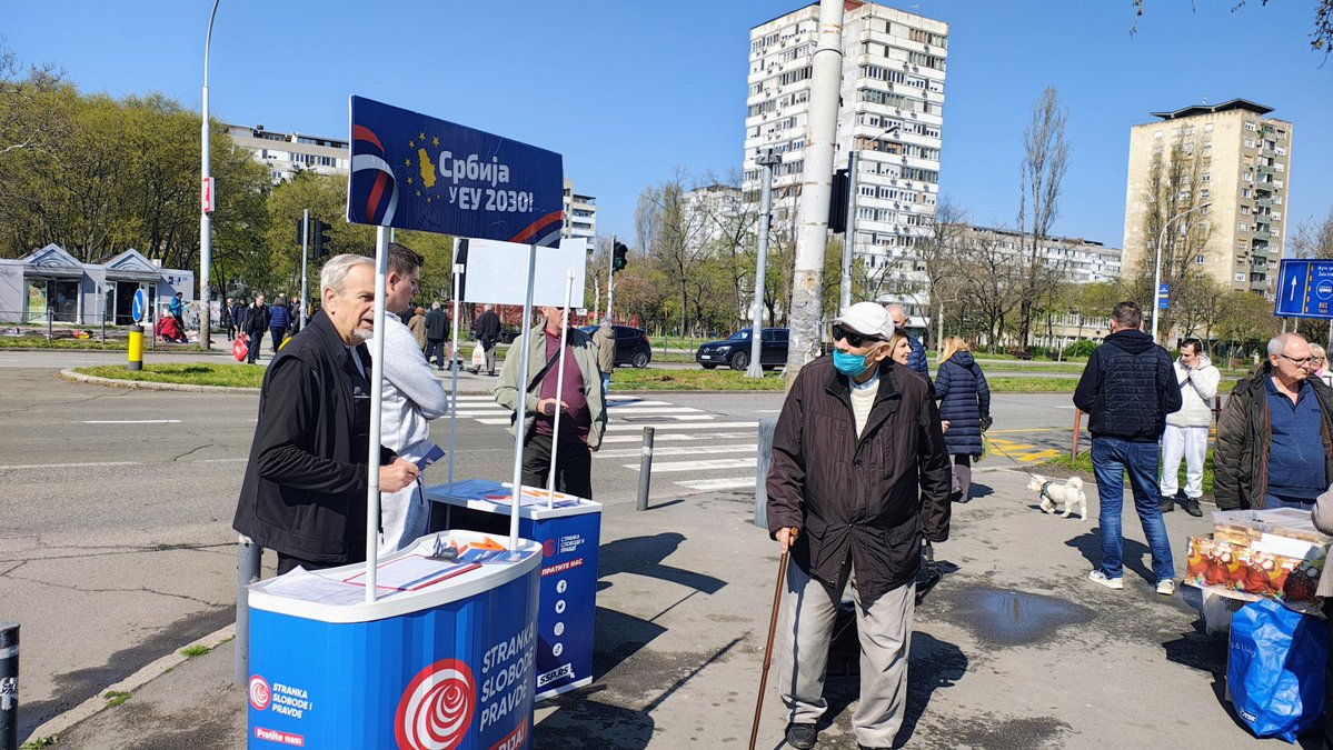 Stranka slobode i pravde Novi Beograd tweet media
