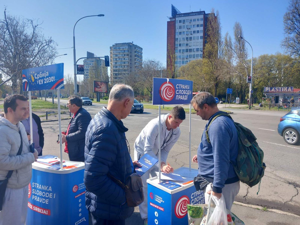 Stranka slobode i pravde Novi Beograd tweet media
