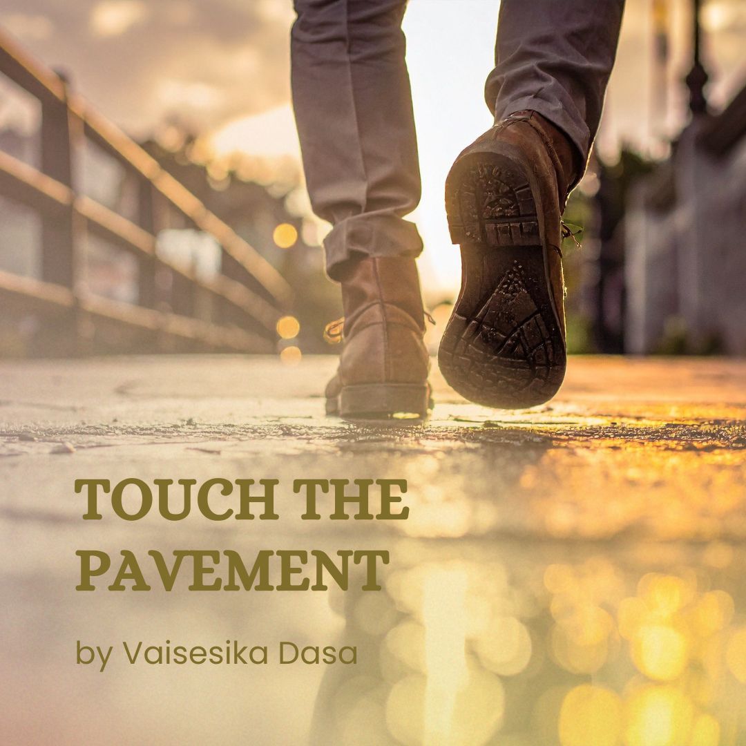 VaisesikaDasa's tweet image. When a goal feels overwhelming, lower the threshold for beginning. Sometimes all you need to do is touch the pavement.
If the goal feels too big, do not conquer the whole thing . Just touch the pavement.
#StartNow #SmallSteps #OvercomeProcrastination #Execution #VaisesikaDasa