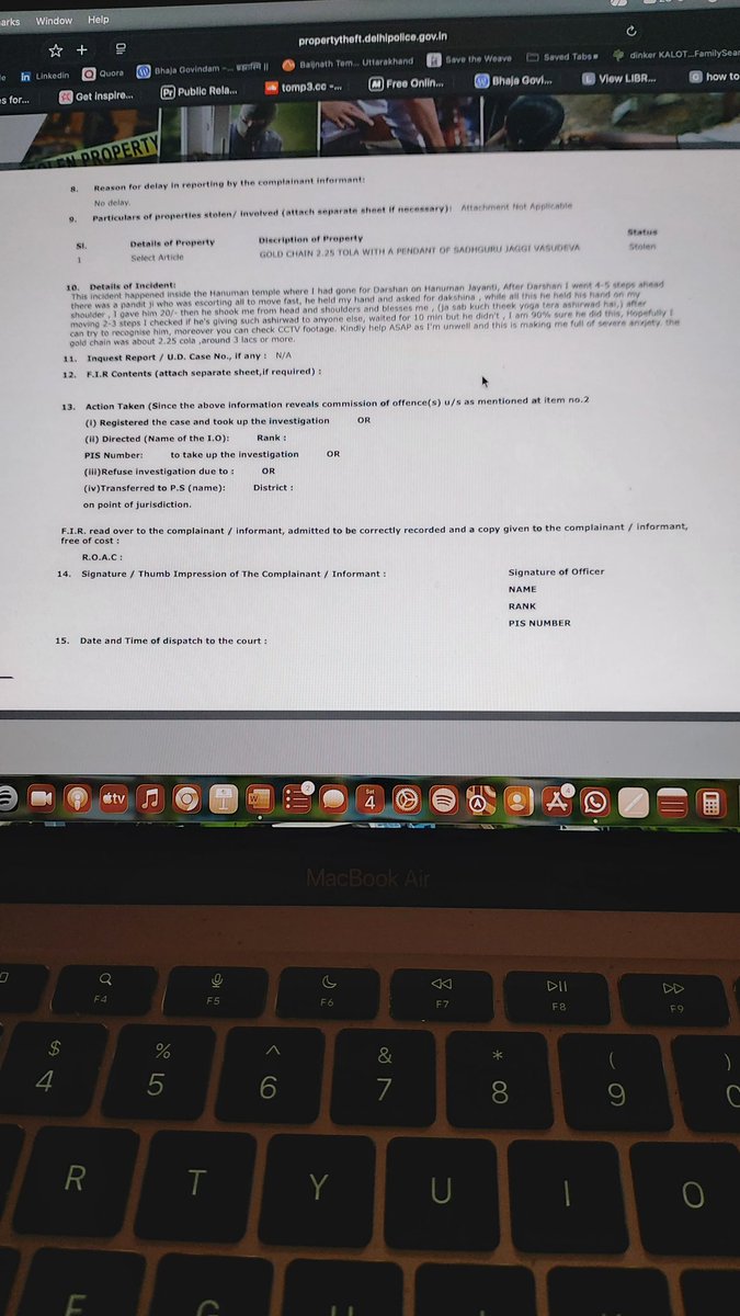 1amDKlive's tweet photo. @DelhiPolice I tried to report crime,  wanted to do FIR but it's not happening . Kindly help ASAP.
@HanumanMandirCP #theftinsidehanumantemple #connaughtplace https://t.co/G3j7JxIHes