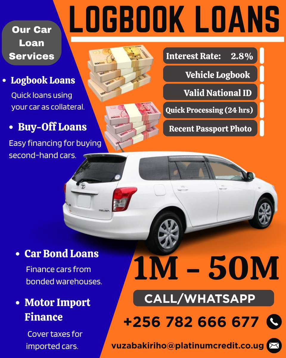 ViatoriU's tweet photo. Reach out for affordable Logbook loans https://t.co/fYgSFhXvHh