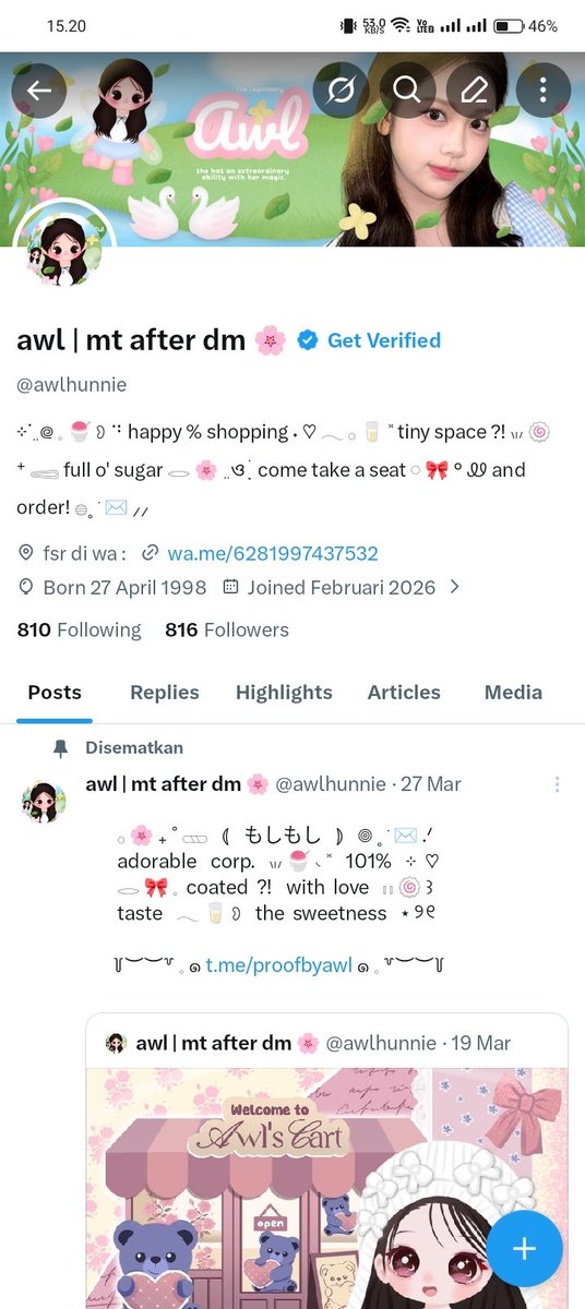 awl || mt after dm 🍧 tweet media