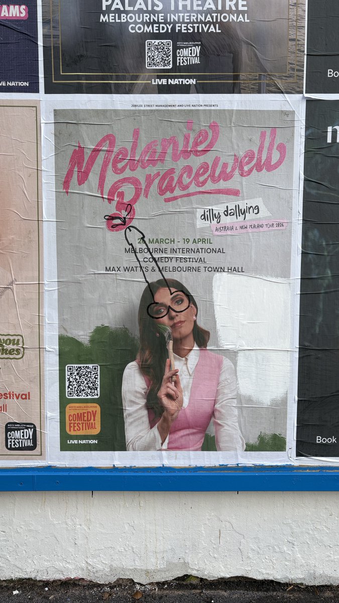 GeorgeFrancisco's tweet photo. @meladoodle Not my work I promise, but thought you might get a laugh out of this defacement I saw recently. https://t.co/igR2euvUan