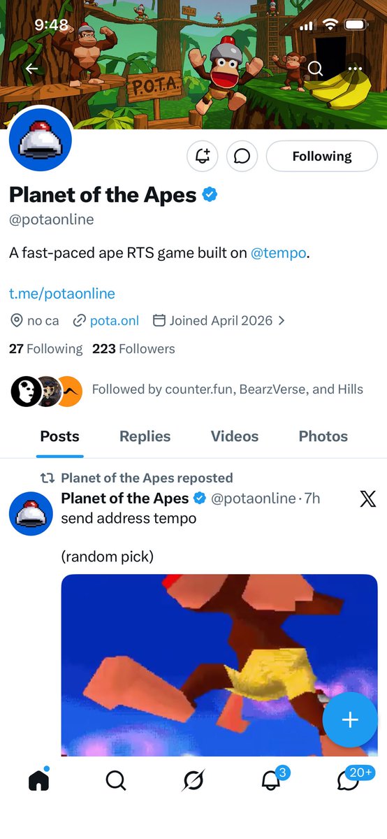 NFT_G0's tweet photo. @counterdotfun @Fajrii1998 @potaonline 0x1E0A940f66707E0e8F83d21A6d69B4E310a6E9d4 https://t.co/HncIee14R7
