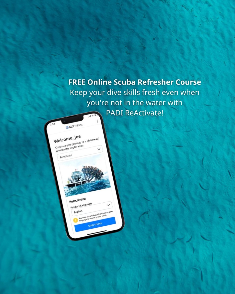 PADI's tweet image. What club members love most... ➡️
Whether you’ve been diving nonstop or haven’t splashed in a while, PADI Club helps you feel refreshed, prepared, and totally dialed in. 🌊

Join PADI Club today and claim your benefits. 💙
Tap here 🔗 store.padi.com/en-us/padi-clu…

#PADI #PADIClub
