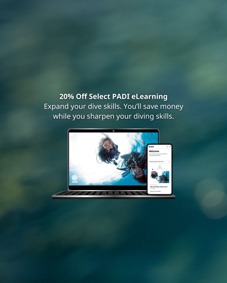 PADI's tweet image. What club members love most... ➡️
Whether you’ve been diving nonstop or haven’t splashed in a while, PADI Club helps you feel refreshed, prepared, and totally dialed in. 🌊

Join PADI Club today and claim your benefits. 💙
Tap here 🔗 store.padi.com/en-us/padi-clu…

#PADI #PADIClub