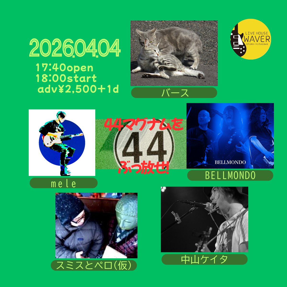 smithtoperotuka's tweet photo. 今夜は下北沢WAVERにてソロです。
19時過ぎにやります。
道草喰らいにいらしてくださーい！
雨だね！ https://t.co/4XfHOFS3Gs