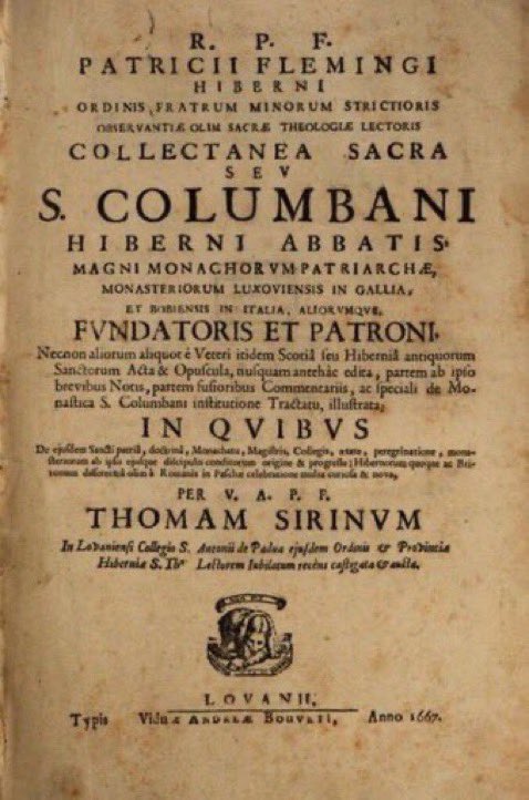 jdmccafferty's tweet image. 4 Apr 1631: Patrick Fleming hagiographer &amp;amp; future martyr pays 2,100 florins for the site of the #Irish #Franciscan College Prague #otd   (JMcC - the seal of the college now in @ucdarchives )