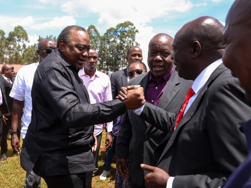 donpedrokenya's tweet photo. 2 political rivals in murima, Uhuru and Riggy G chose unity over division. Their reconciliation sends strong message that progress comes thru cooperation. Yet tensions simmer in western, where Weta and Sifuna chose ridicule.

Happy Easter Stage Managed       Drama DCI facts IEBC https://t.co/hFPypw0TOX
