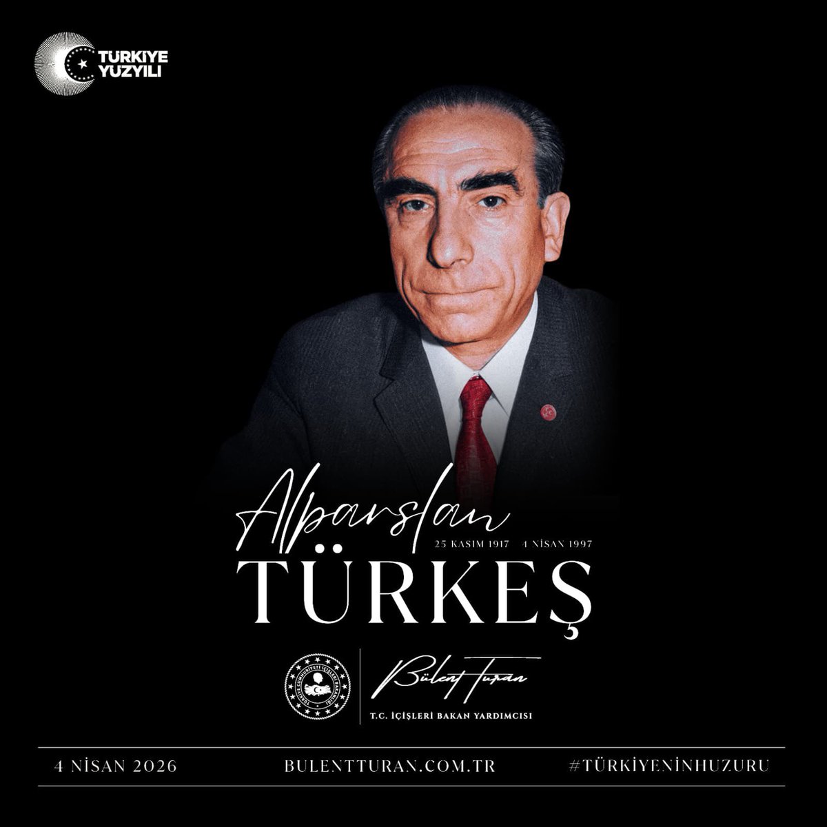 turanbulent's tweet photo. Zamanını ve ötesini etkileyen, #Türk Milliyetçiliği’nin ve Türk Siyaseti’nin kıymetli ve nev-i şahsına münhasır siması merhum #AlparslanTürkeş’i, vefatının 29. yıldönümünde rahmet ve şükranla yâd ediyoruz. https://t.co/pYKNPvT2sW