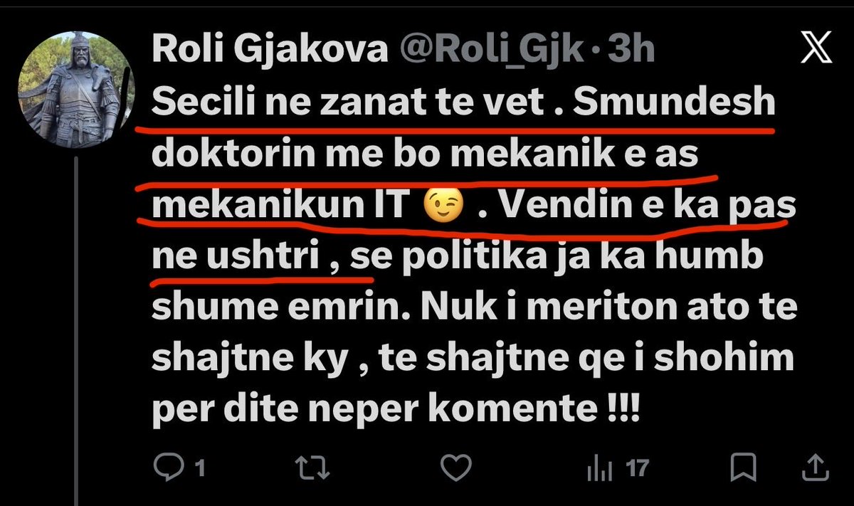 Arben Krasniqi tweet media