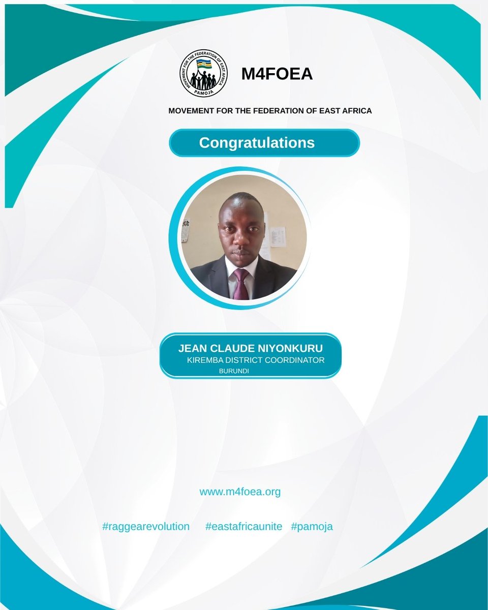 Movement For the Federation of East Africa tweet media