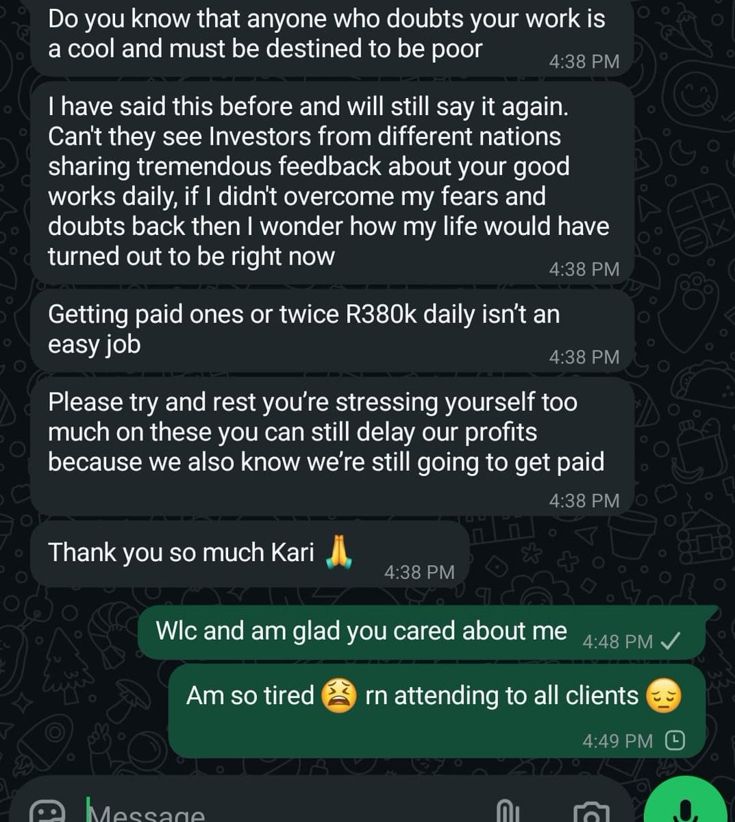 LungeloNathanSA's tweet photo. People will always doubt what they don’t understand… but results speak louder than opinions 💯

I’ve seen the growth, the feedback, and the consistency. It’s not easy, but it’s worth it.

Stay focused, trust the process, and don’t let fear hold you back. 🚀 https://t.co/KT3GTi9CuG