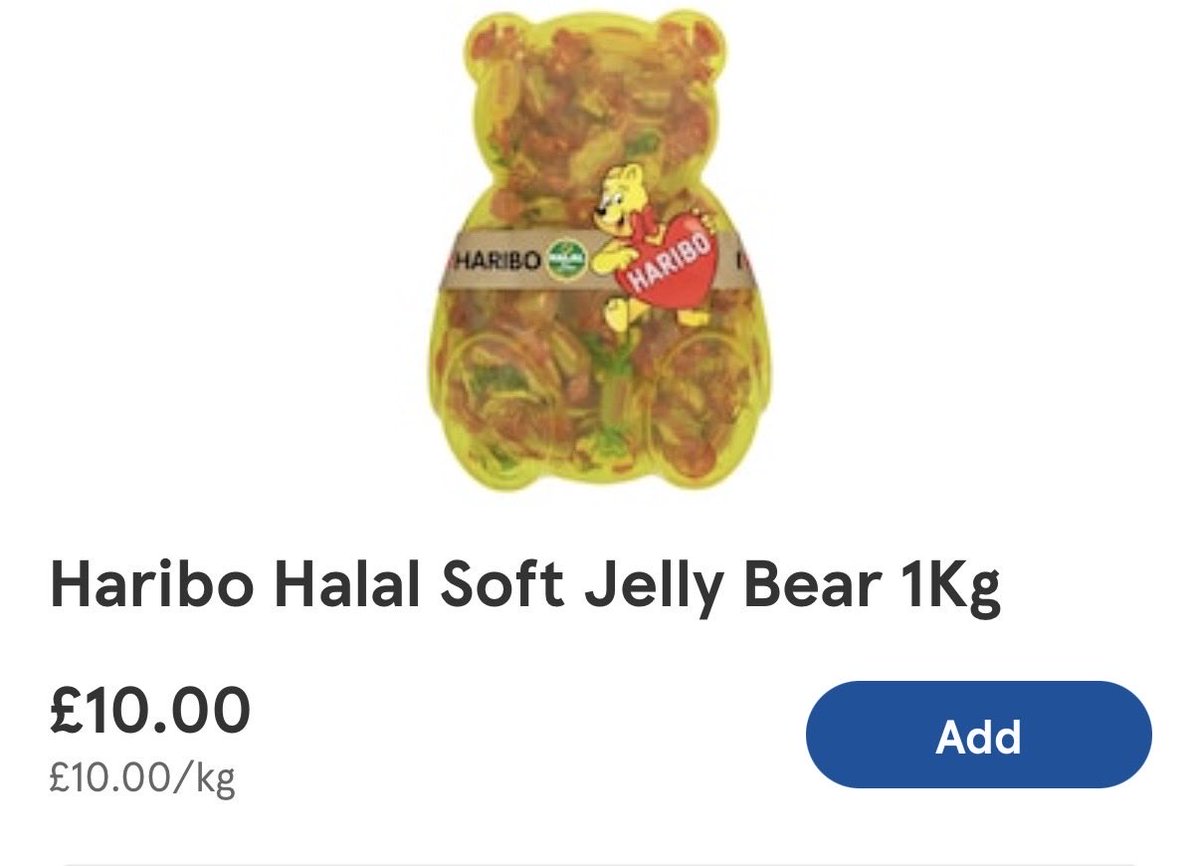 natnat3010's tweet photo. @HariboUKI_ why the hell are you selling halal sweets in this country. That disgusting, barbaric practice has no place in western culture let alone in kids sweets. I’m so disgusted that I won’t be buying your sweets anymore @RupertLowe10 https://t.co/lEC754AmsE