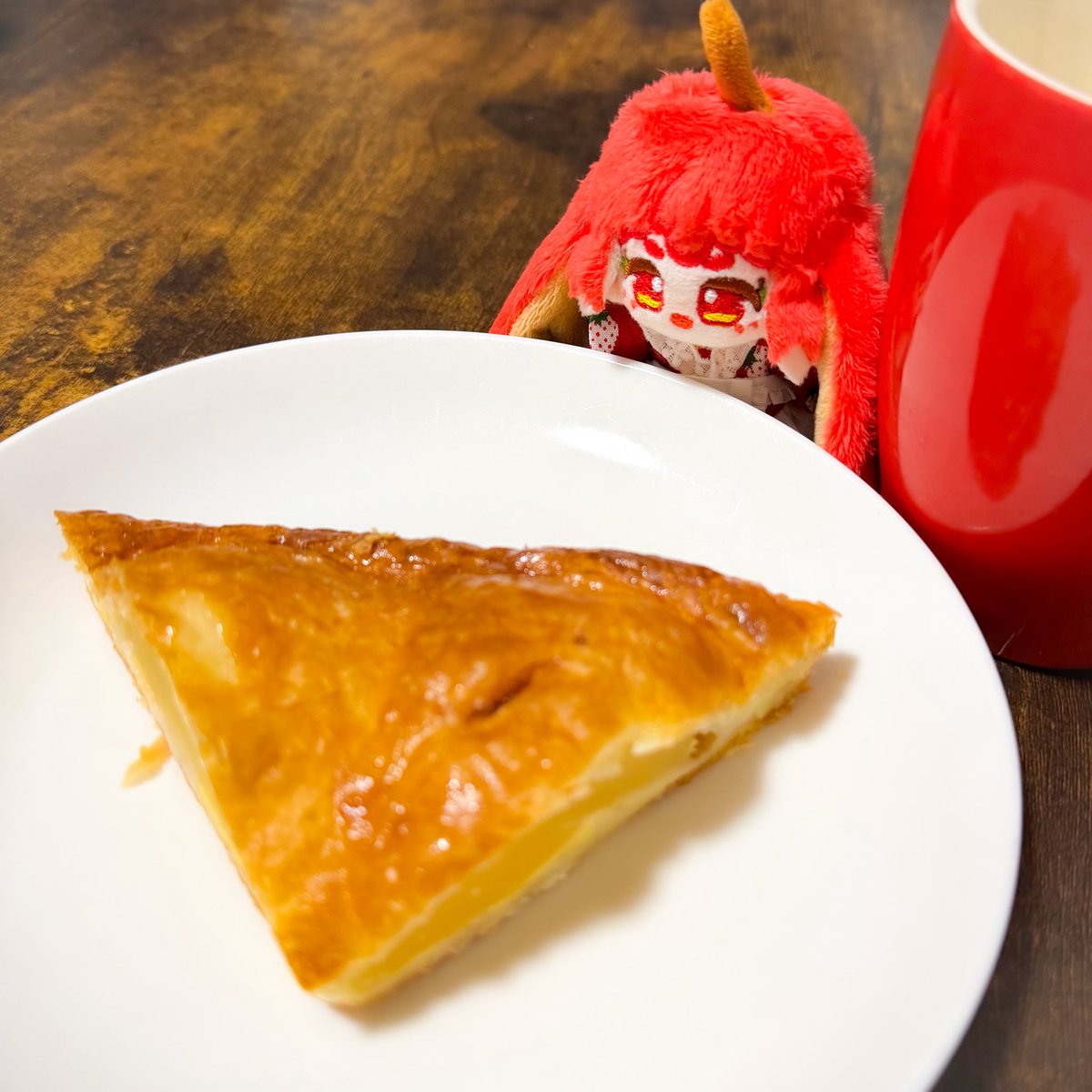 \\🍎ﾊﾟｲ！//

#どせい紀行　#ぬい撮り