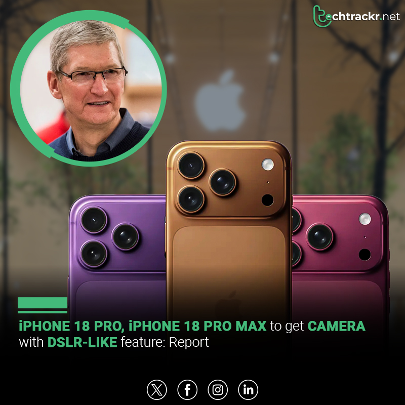 TechTrackr_net's tweet photo. Apple may bring variable aperture to iPhone 18 Pro models, boosting DSLR-like control for better photos.

#Apple #iPhone18Pro #iPhone18ProMax #CameraUpgrade #Smartphones #TechNews #MobilePhotography #Innovation #TechTrackr #TechNews https://t.co/k9PW2FaJio