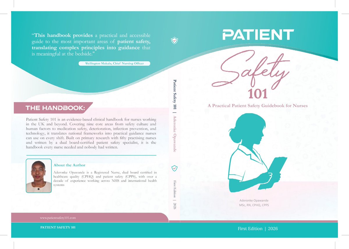 Aderonke O,MSc, RN, CPHQ, CPPS tweet media